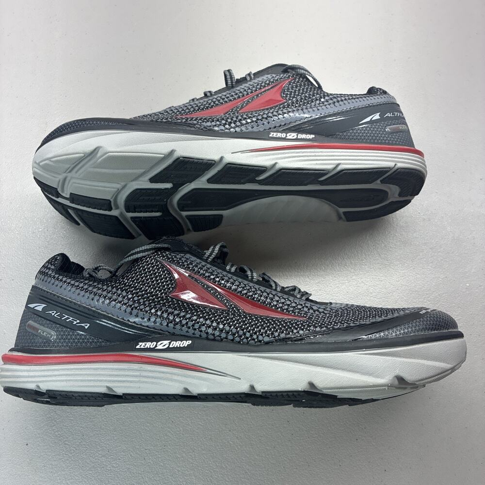 Altra Torin 3.0 Men's Shoes Zero Drop Black Gray Red AFM1737F-7 Size 11 Men’s